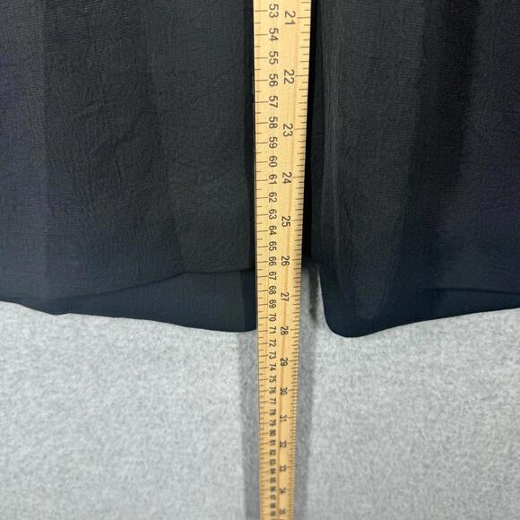 ba & sh Bash Womens XS Black Blazer Textured One Button Fits Larger EUC - Picture 7 of 11